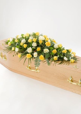 Rose Casket Spray Double Ended