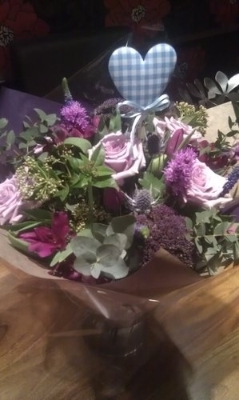 Seasonal Purple Bouquet